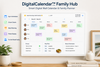 DigitalCalendar™ Family Hub – Smart Digital Wall Calendar & Family Planner